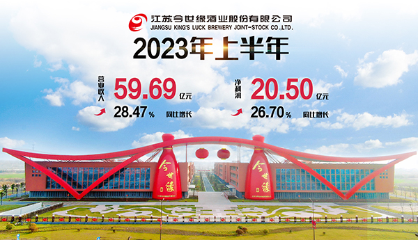 今世缘上半年营收、净利润增长均超20%