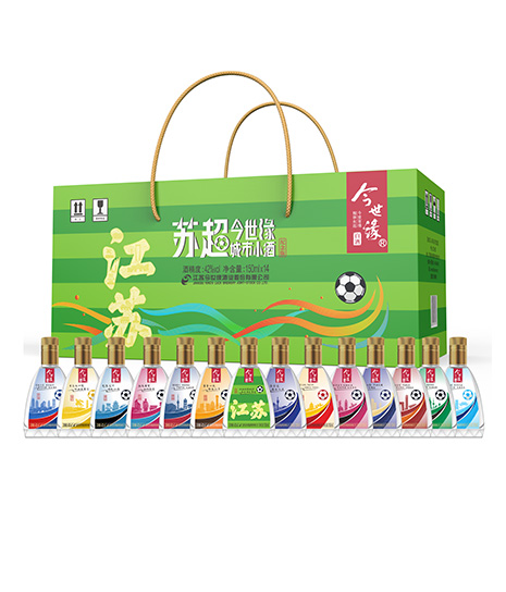 150ml42度今世缘苏超城市小酒纪念版