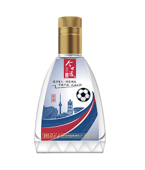 150ml42度今世缘苏超城市小酒纪念版